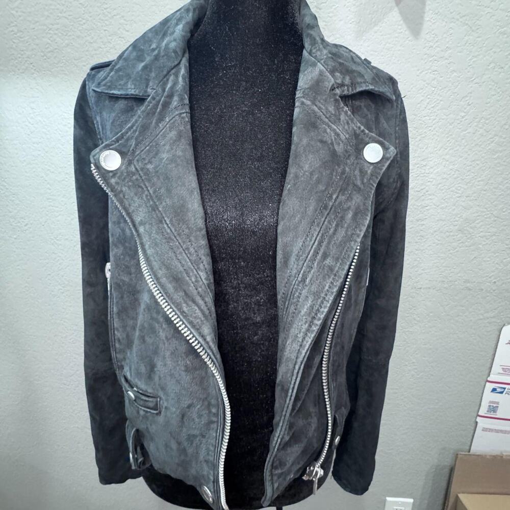 Blank NYC suede moto jacket